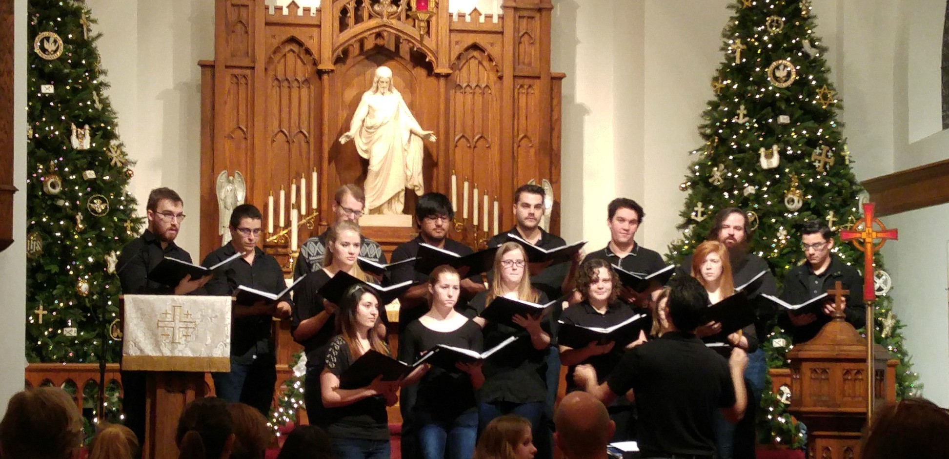 concordia choir, austin tx at Trinity Jan 7,2016