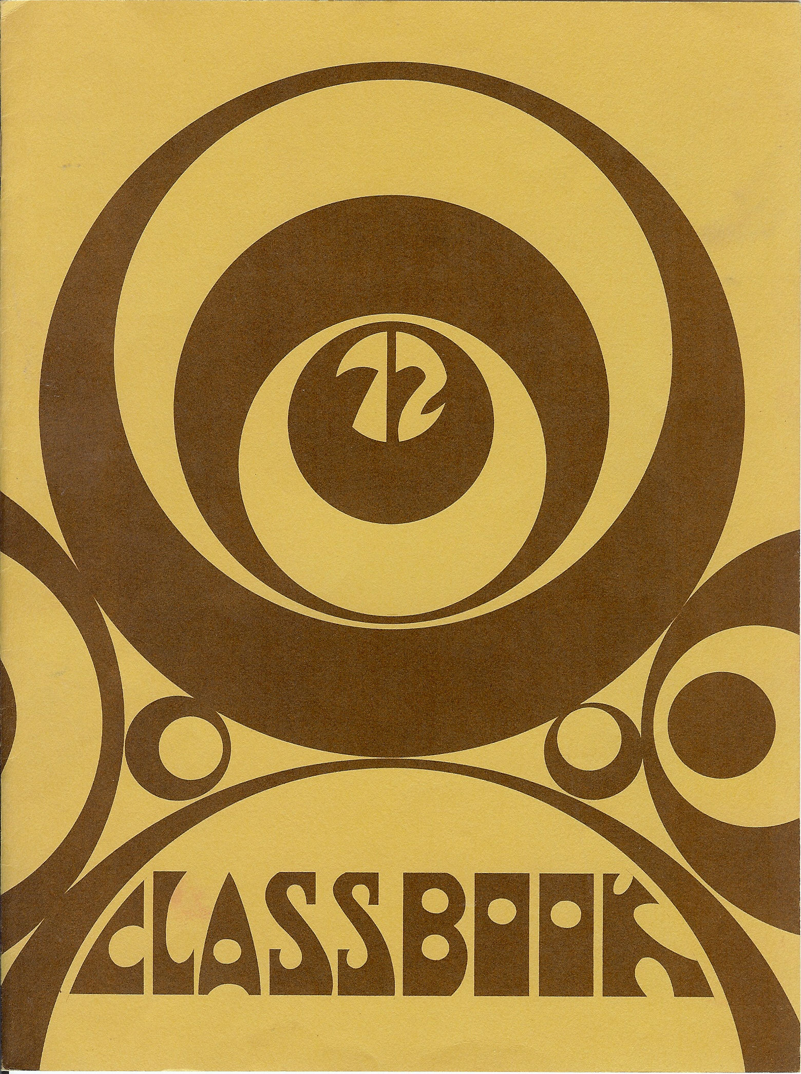 71-72 Yearbook Cover