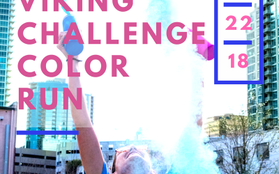 Here’s Every Chalk-Covered Picture We Took At This Year’s Viking Challenge: Color Run!